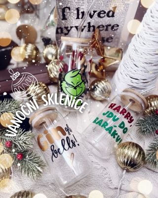 Vánoční sklenice jsou letos v této sestavě, s bambus víčkem a brčkem 😍 objednejte si jí včas ❤️🎁 #protivnysprostyhrnky