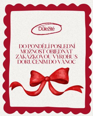 Do pondělí 15.12. Poslední možnost objednat zboží na zakázku s doručením do Vánoc 🎄❤️ #protivnysprostyhrnky