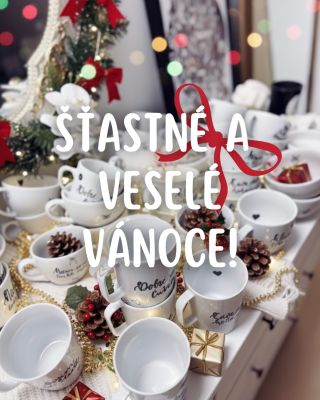 Za celý tým PSH (takže za nás dva 😅) vám přejeme krásné Vánoce, hlavně zdraví a lásku a pak taky nějaký ty hrnky pod...